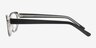 Rossosh Black AcetateEyeglass Frames from EyeBuyDirect, Side View