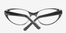 Rossosh Black AcetateEyeglass Frames from EyeBuyDirect, Closed View