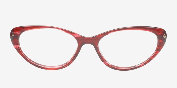 Rossosh Rouge Acétate Montures de lunettes de vue