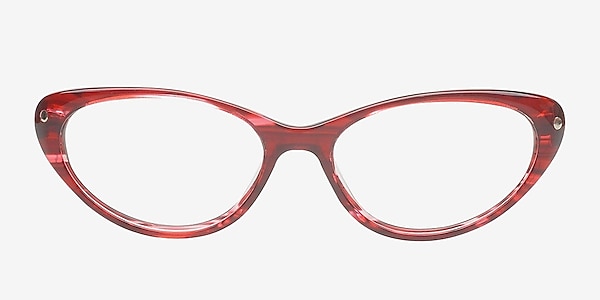Rossosh Red Acetate Eyeglass Frames