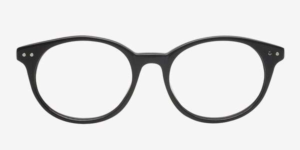 Saratov Black Acetate Eyeglass Frames