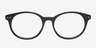 Saratov Black AcetateEyeglass Frames from EyeBuyDirect, Front View