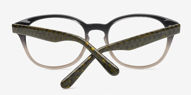 Sertolovo Black & Clear AcetateEyeglass Frames from EyeBuyDirect, Closed View