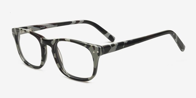 Talitsa Camouflage AcetateEyeglass Frames from EyeBuyDirect, Angle View