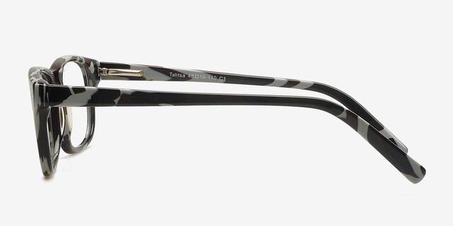 Talitsa Camouflage AcetateEyeglass Frames from EyeBuyDirect, Side View