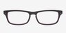 Kemi Black & Purple AcetateEyeglass Frames from EyeBuyDirect, Front View