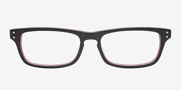 Kemi Black/Purple Acetate Eyeglass Frames
