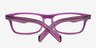 Kemi Black & Purple AcetateEyeglass Frames from EyeBuyDirect, Closed View