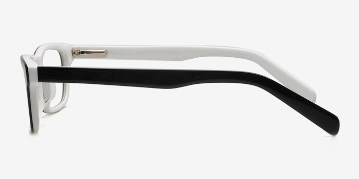 Kemi Black/White Acetate Eyeglass Frames from EyeBuyDirect
