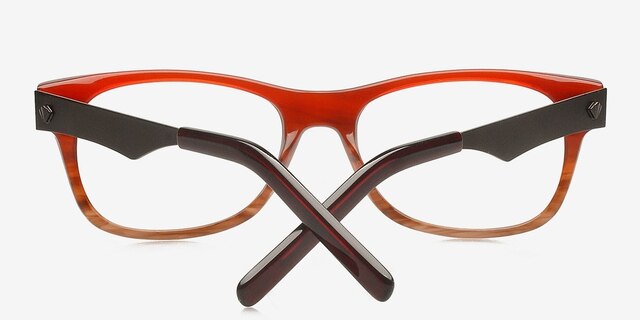 Sergach Brown AcetateEyeglass Frames from EyeBuyDirect, Closed View