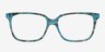 Tara Camouflage AcétateMontures de lunettes de vue d'EyeBuyDirect, Vue de Face