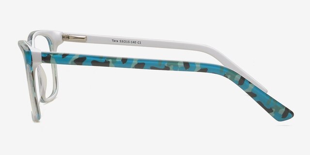 Tara Camouflage AcétateMontures de lunettes de vue d'EyeBuyDirect, Vue de Côté