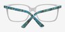 Tara Camouflage AcétateMontures de lunettes de vue d'EyeBuyDirect, Vue Rapprochée