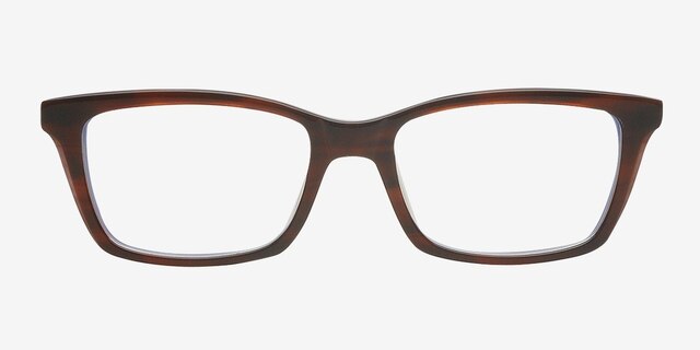 Uchaly Brown AcetateEyeglass Frames from EyeBuyDirect, Front View