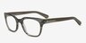 Valuyki Grey AcetateEyeglass Frames from EyeBuyDirect, Angle View