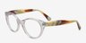 Kalitva Clear AcetateEyeglass Frames from EyeBuyDirect, Angle View