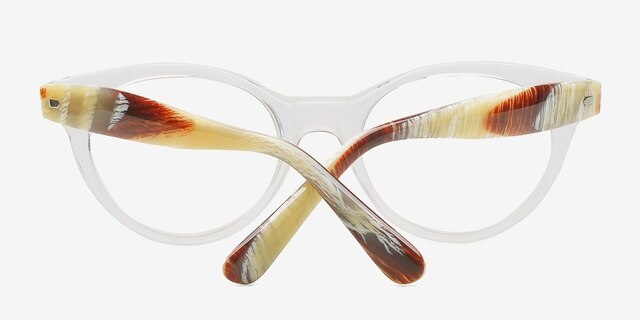 Kalitva Clear AcetateEyeglass Frames from EyeBuyDirect, Closed View
