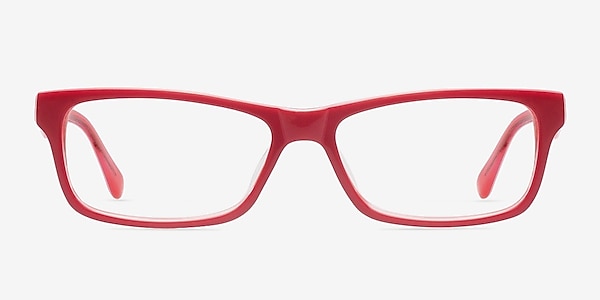 Zmeinogorsk Red Acetate Eyeglass Frames