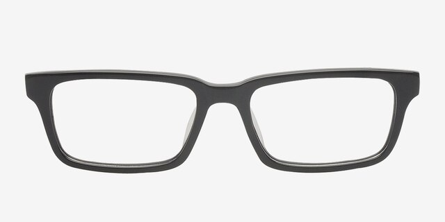 Tillamook Black AcetateEyeglass Frames from EyeBuyDirect, Front View