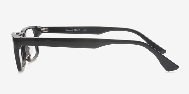Tillamook Black AcetateEyeglass Frames from EyeBuyDirect, Side View