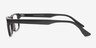 Tillamook Black AcetateEyeglass Frames from EyeBuyDirect, Side View