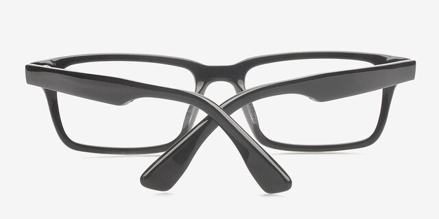 Tillamook Black AcetateEyeglass Frames from EyeBuyDirect, Closed View