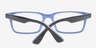 Tillamook Black & Blue AcetateEyeglass Frames from EyeBuyDirect, Closed View