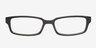 Keizer Black AcetateEyeglass Frames from EyeBuyDirect, Front View