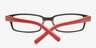 Keizer Black AcetateEyeglass Frames from EyeBuyDirect, Closed View
