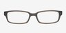 Keizer Grey AcetateEyeglass Frames from EyeBuyDirect, Front View