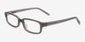 Keizer Grey AcetateEyeglass Frames from EyeBuyDirect, Angle View