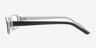 Newberg Black & White AcetateEyeglass Frames from EyeBuyDirect, Side View
