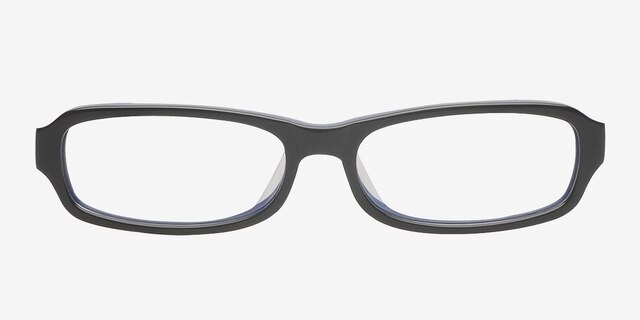 Newberg Black & Blue AcetateEyeglass Frames from EyeBuyDirect, Front View