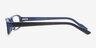 Newberg Black & Blue AcetateEyeglass Frames from EyeBuyDirect, Side View