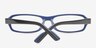 Newberg Black & Blue AcetateEyeglass Frames from EyeBuyDirect, Closed View