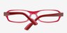 Newberg Red AcetateEyeglass Frames from EyeBuyDirect, Closed View