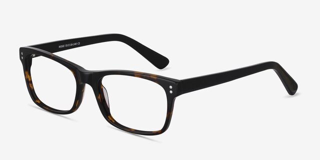 Ridge Écailles AcétateMontures de lunettes de vue d'EyeBuyDirect, Vue d'Angle