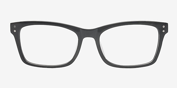 Ridge Black/White Acetate Eyeglass Frames