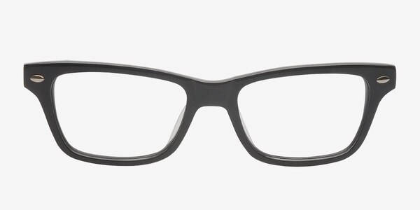 Tigard Noir Acétate Montures de lunettes de vue
