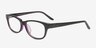 Oakgrove Black & Purple AcetateEyeglass Frames from EyeBuyDirect, Angle View