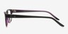 Oakgrove Black & Purple AcetateEyeglass Frames from EyeBuyDirect, Side View