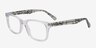 Oregon Clear AcetateEyeglass Frames from EyeBuyDirect, Angle View