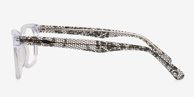 Oregon Clear AcetateEyeglass Frames from EyeBuyDirect, Side View