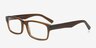 Weare Brown AcetateEyeglass Frames from EyeBuyDirect, Angle View