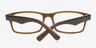 Weare Brown AcetateEyeglass Frames from EyeBuyDirect, Closed View