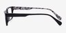 Dalles Black & Camouflage AcetateEyeglass Frames from EyeBuyDirect, Side View