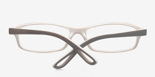 Albany Grey PlasticEyeglass Frames from EyeBuyDirect, Closed View