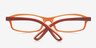 Albany Burgundy PlasticEyeglass Frames from EyeBuyDirect, Closed View