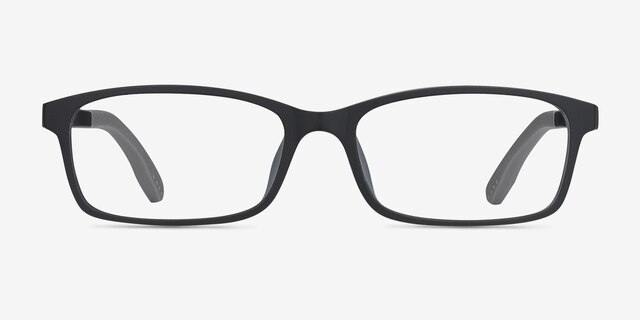 Corvallis Black PlasticEyeglass Frames from EyeBuyDirect, Front View