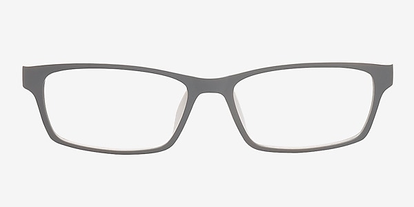 Madras Grey/White Plastic Eyeglass Frames